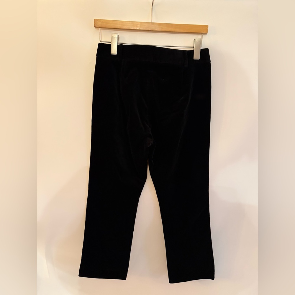 Frame Atelier black velvet cropped pants - Picture 5 of 10